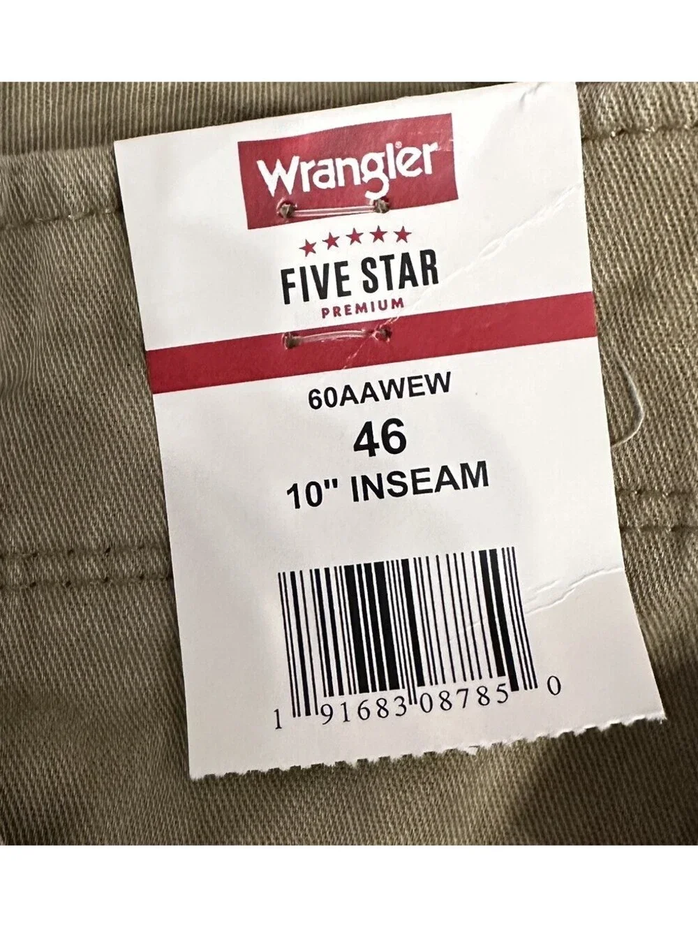 Wrangler Flex Relaxed Fit Cargo Shorts Mens 46 NWT Five Star Heritage